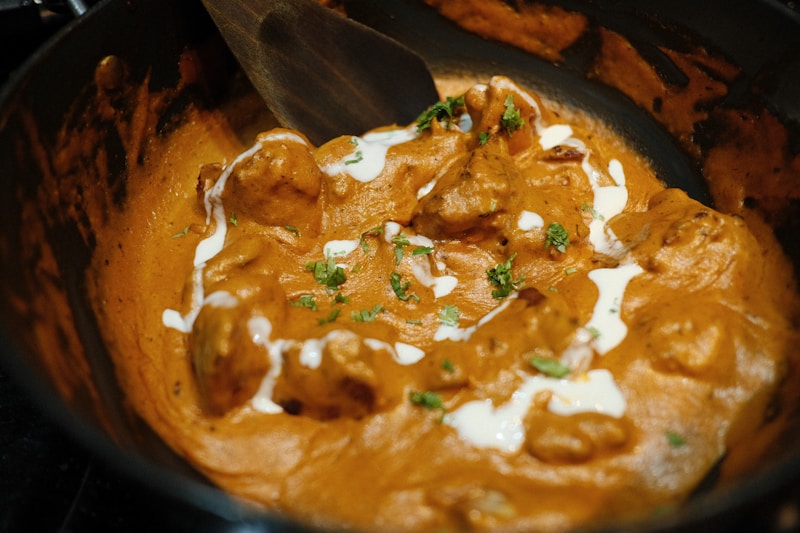 Creamy Butter Chicken curry with traditional spices
